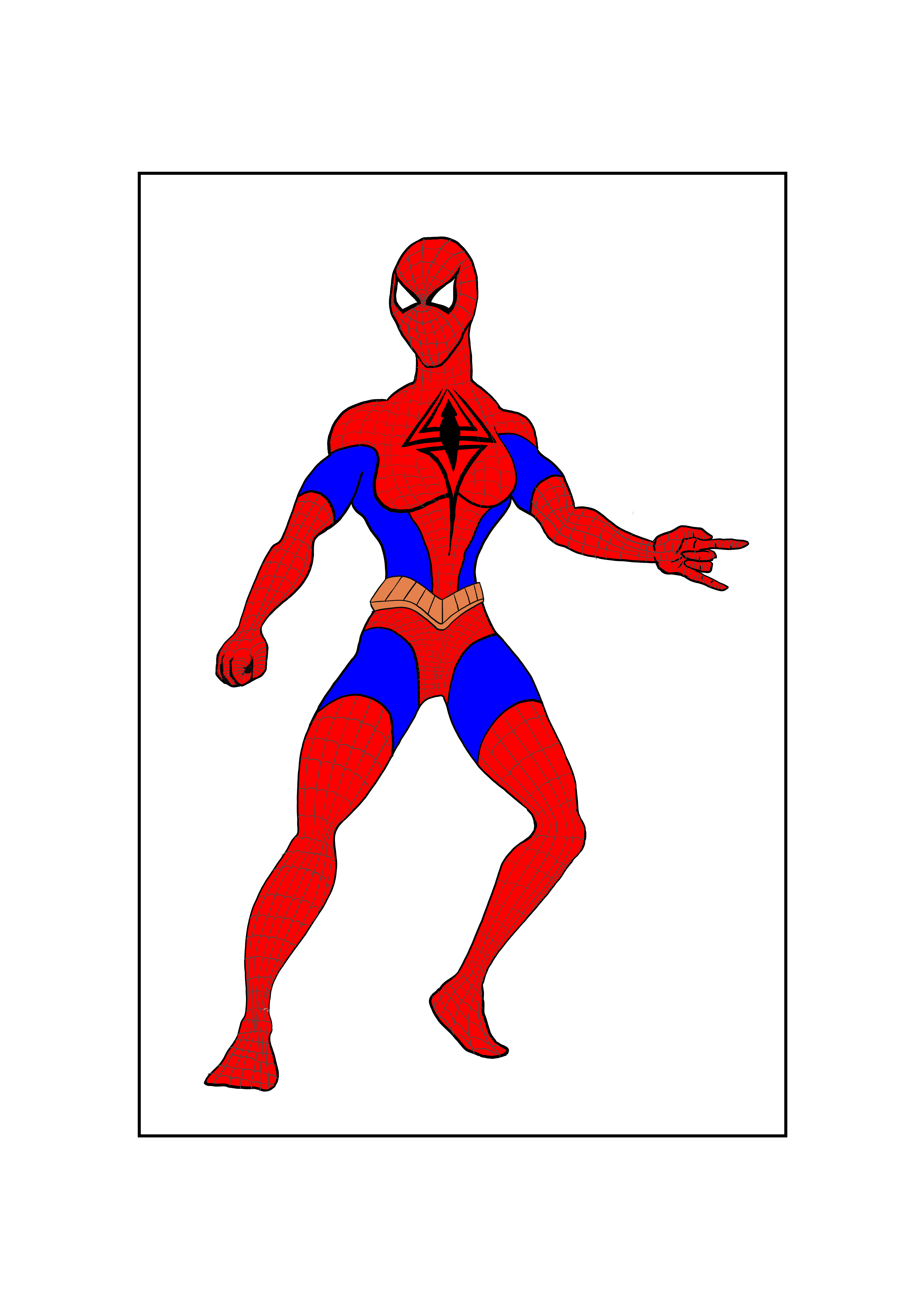 CBR Rule 63 Gender Swap Spider-Man.